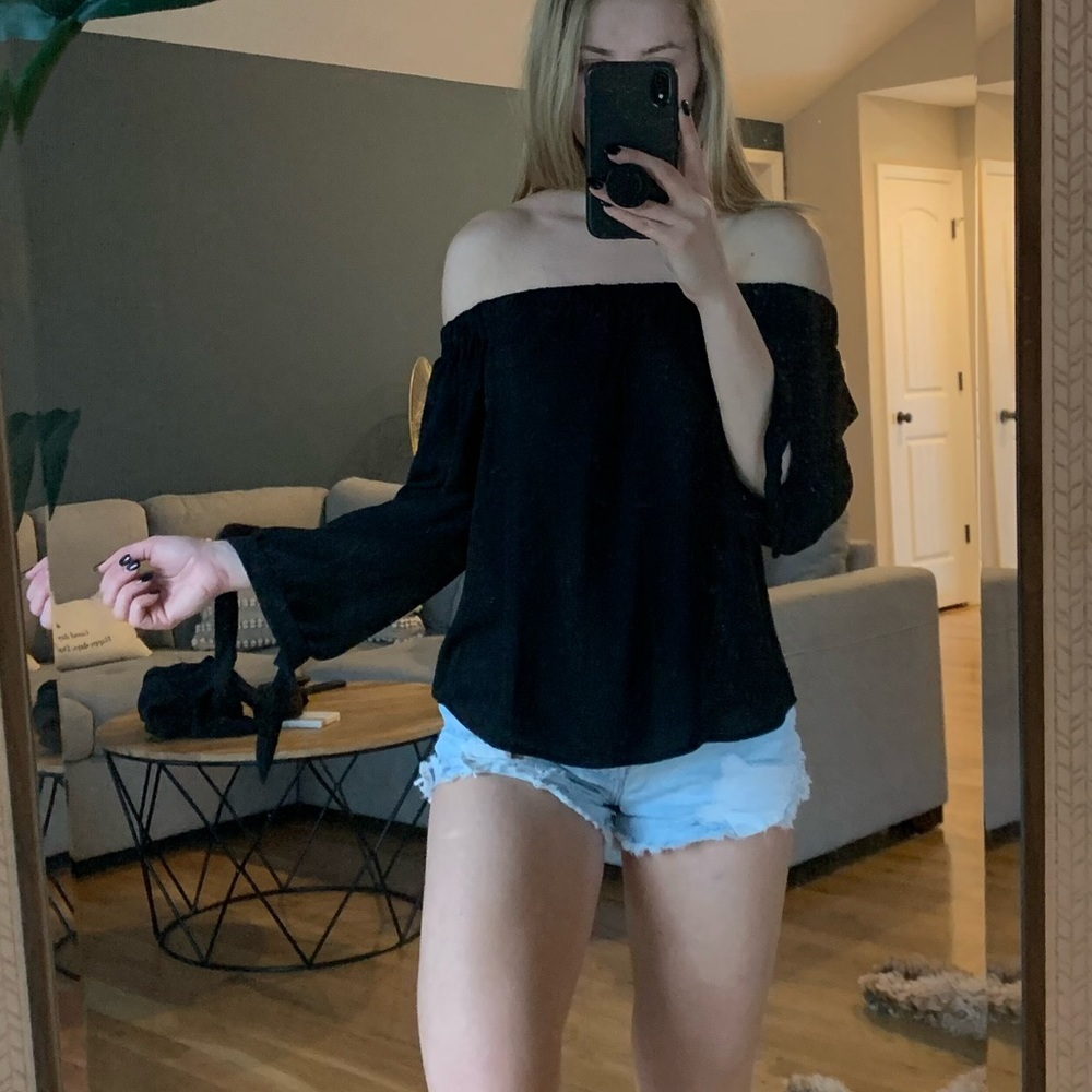 Express Dressy off the shoulder Top